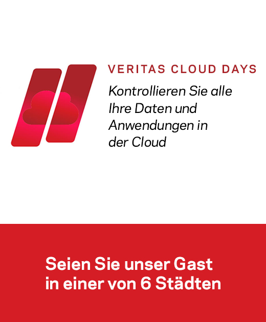 Veritas Solutions Days – auch in einer Stadt in Ihrer Nähe!